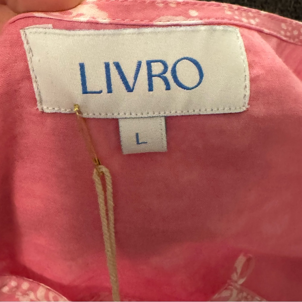 Livro “London Dress” in Pink Marigolds – Size L (NWT) - Picture 10 of 13